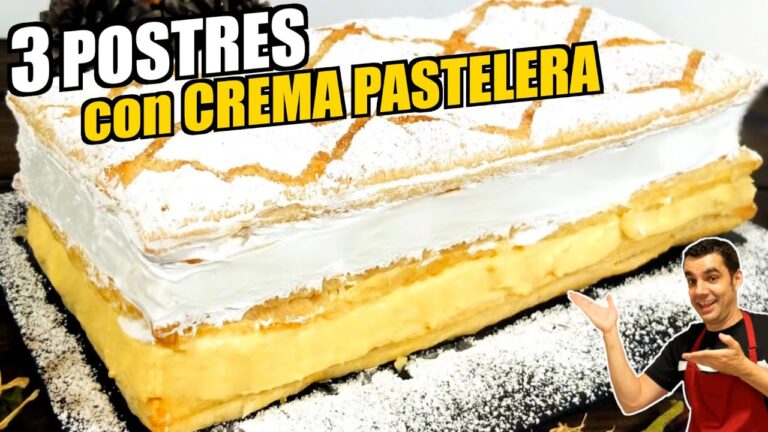Postres Tradicionales Irresistibles con Crema Pastelera