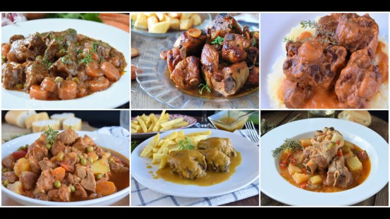 Deliciosos ingredientes para guisos de carne