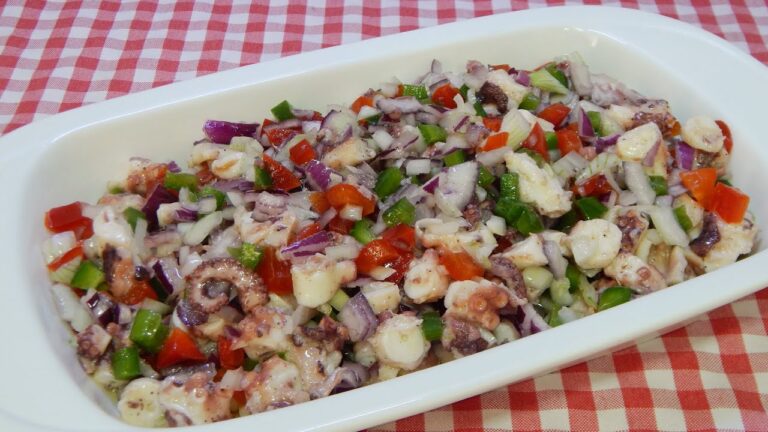 C&oacute;mo Preparar la Ensalada de Pulpo Perfecta