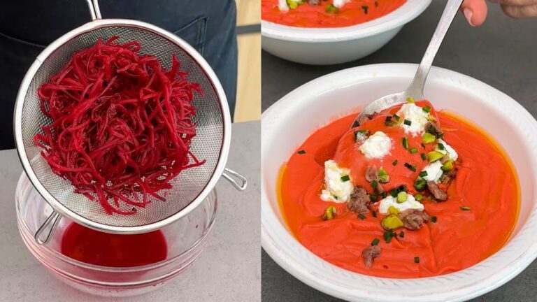 Cómo preparar salmorejo de remolacha al estilo andaluz