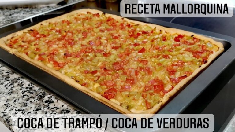 Coca de Tramp&oacute; Balear: Receta Aut&eacute;ntica y Deliciosa