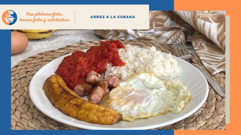 Receta Aut&eacute;ntica de Arroz a la Cubana Canario